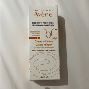 Avène Eau Thermale SPF 50+ Very Water Resistant European Mineral Sunscreen